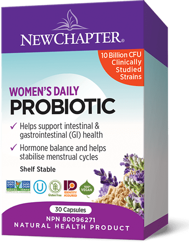New Chapter Women's Daily Probiotic 10 Billion CFU 30 Capsules