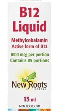 New Roots B12 Liquid Methylcobalamin 1000 mcg