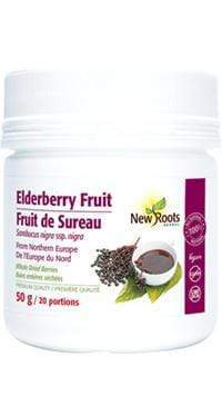 New Roots Elderberry Fruit Whole Dried Berries