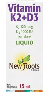 New Roots Vitamin K2+D3 Liquid