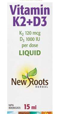 New Roots Vitamin K2+D3 Liquid