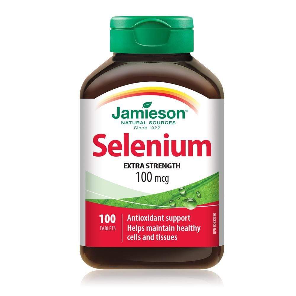 Jamieson Selenium Extra Strength 100 mcg 100 Tablets