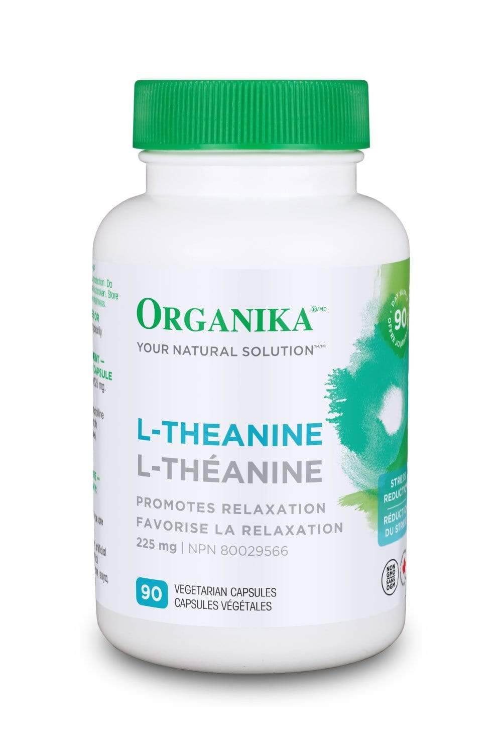Organika L-THEANINE 225MG 90 Capsules