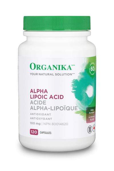 Organika Alpha Lipoic Acid 100 mg 120 Capsules