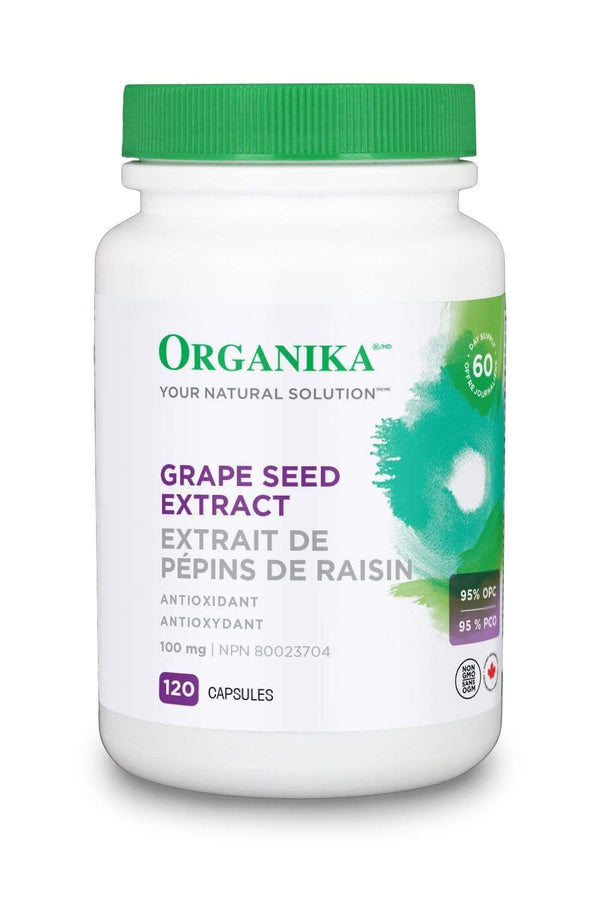 Organika GRAPE SEED EXTRACT (HI POTENCY 95 % OPC) 100MG 120 Capsules