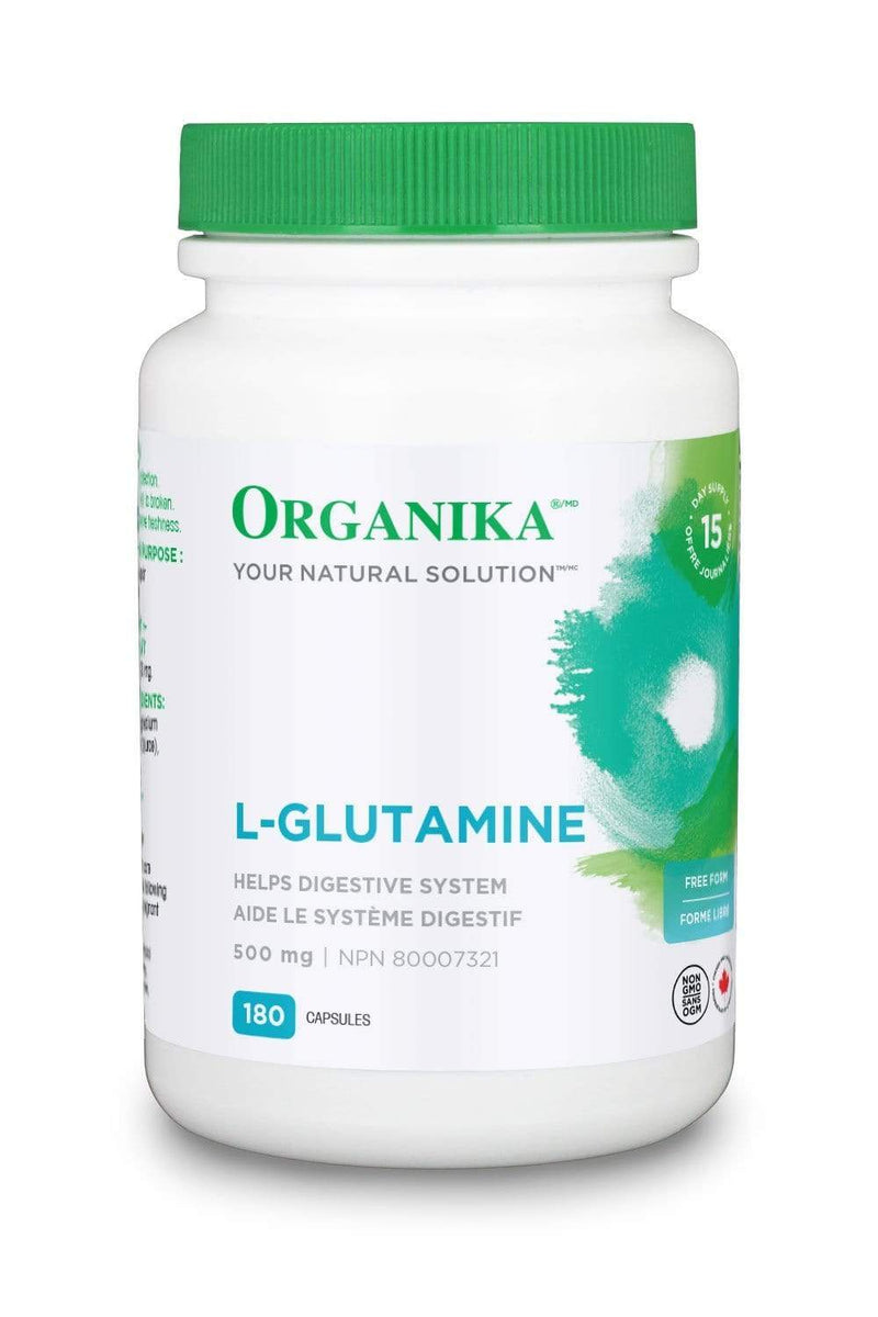 Organika L-GLUTAMINE (Free Form) 500MG 180 Capsules