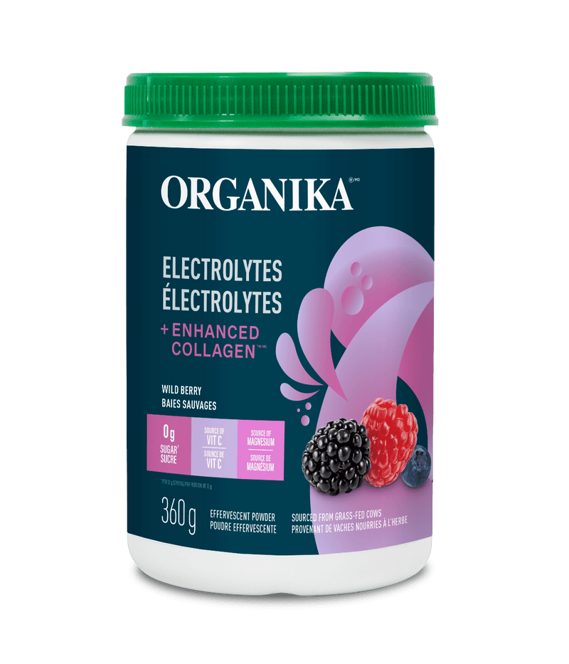 Organika Electrolytes + Enhanced Collagen - Wild Berry