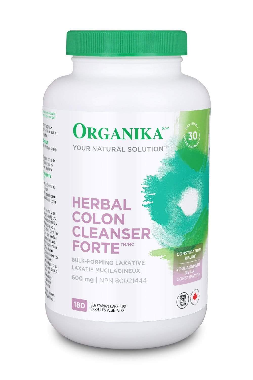 ORGANIKA HERBAL COLON CLEANSER FORTE 600MG 180 Capsules