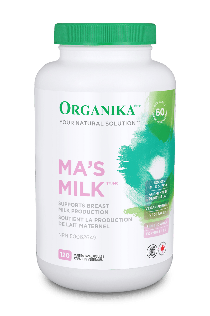 Organika Ma's Milk 120 Capsules