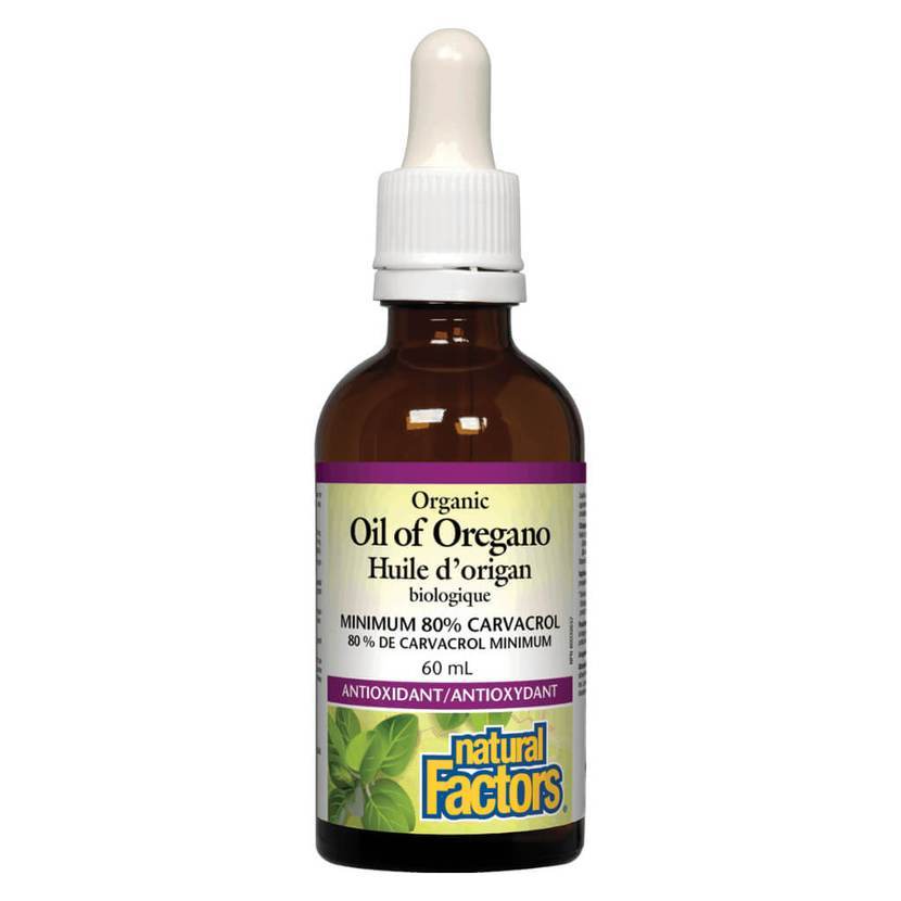 Natural Factors Certified Organic Oil of Oregano 60mL