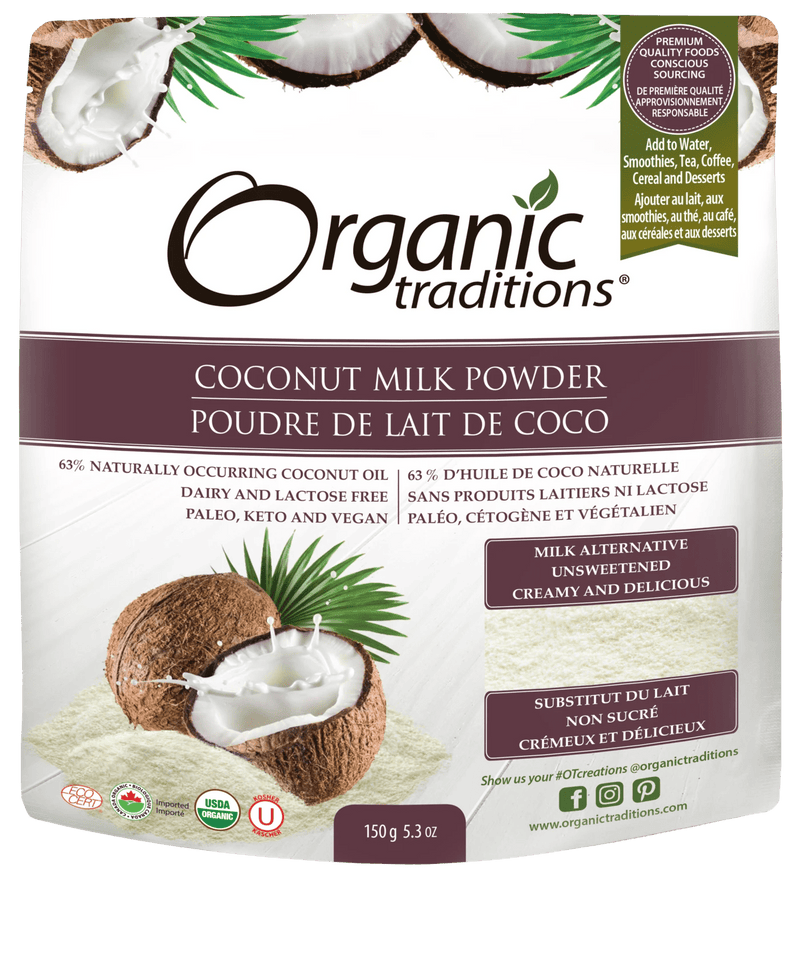 유기농 전통 코코넛 밀크 파우더