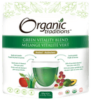 التقاليد العضوية مزيج الحيوية الخضراء