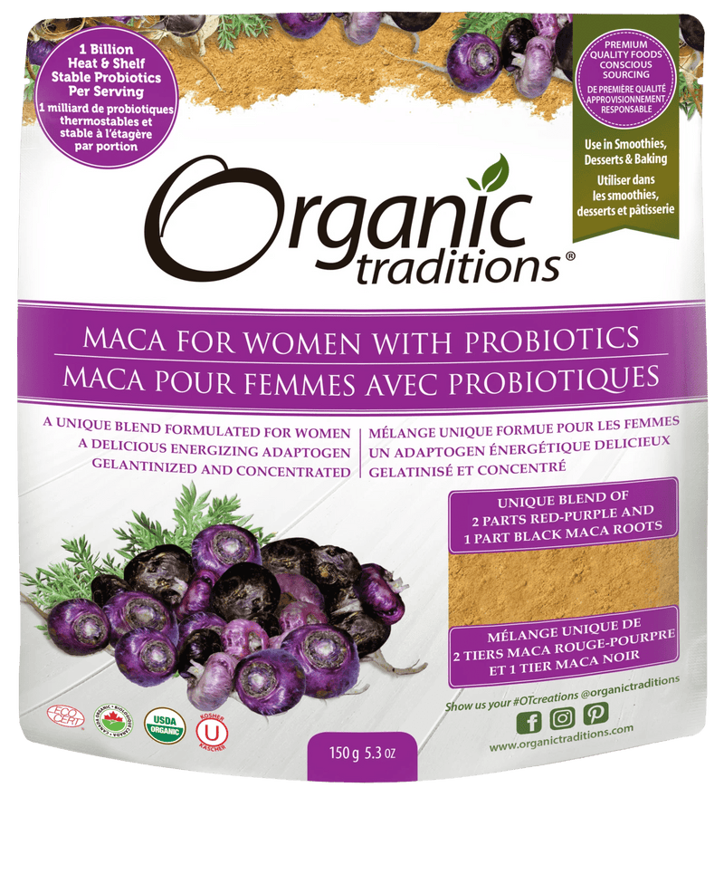 Organic Traditions Maca for Women with Probiotics