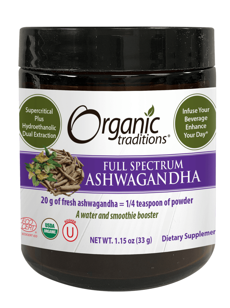 Organic Traditions Ashwagandha Smoothie Booster