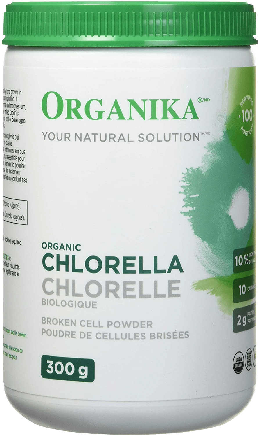 Organika Chlorella Broken Cell Powder 300 g