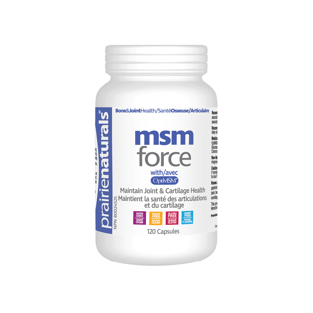 Prairie Naturals MSM Force 120 Capsules