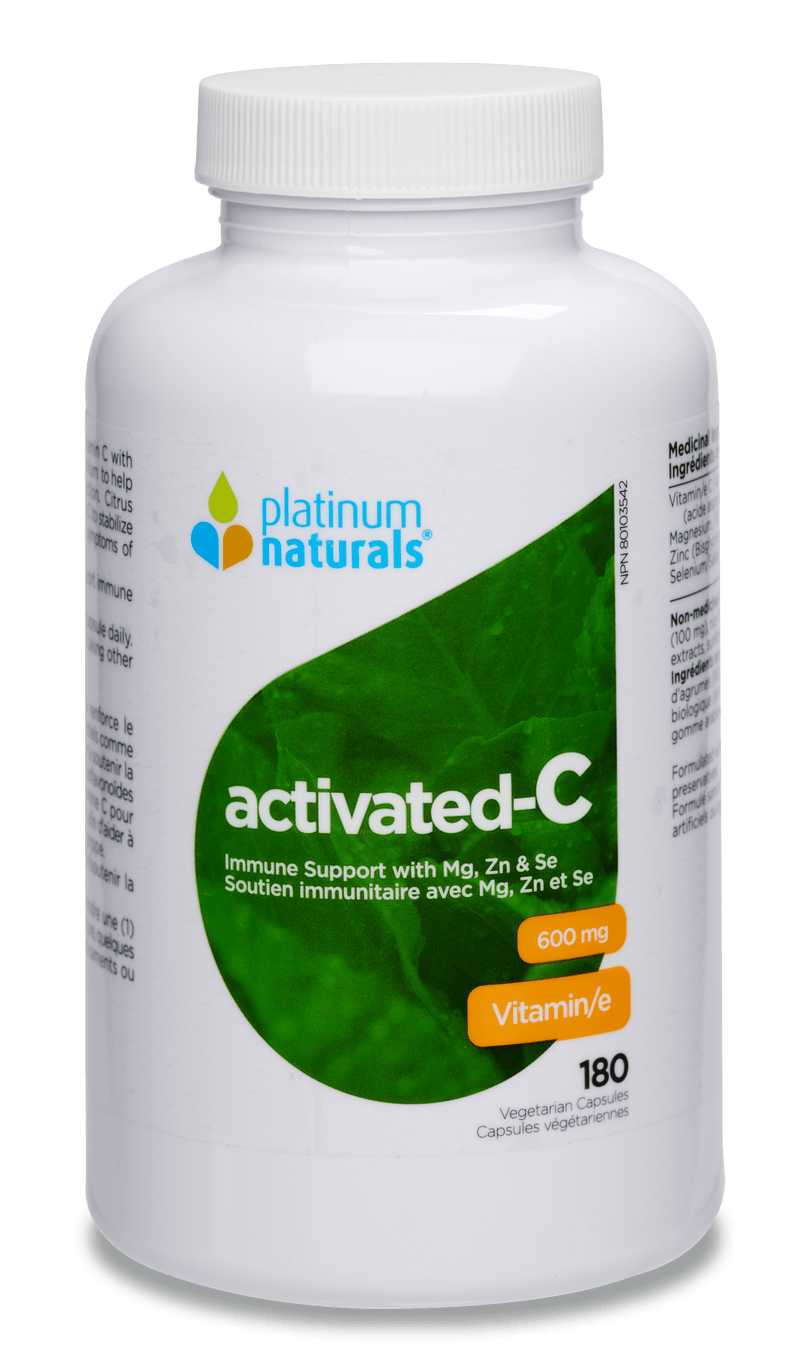 Platinum Naturals Activated-C 600mg