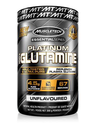 MuscleTech Platinum 100% Glutamine, 300 g