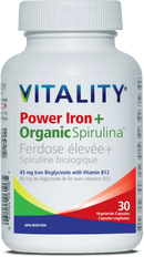 مكواة حيوية حيوية + سبيرولينا عضوية، 30 كبسولة