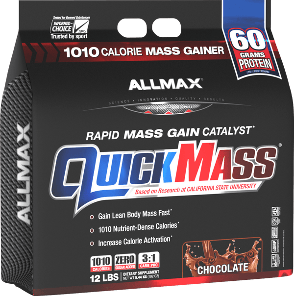 ALLMAX QuickMass Chocolate 12 lbs