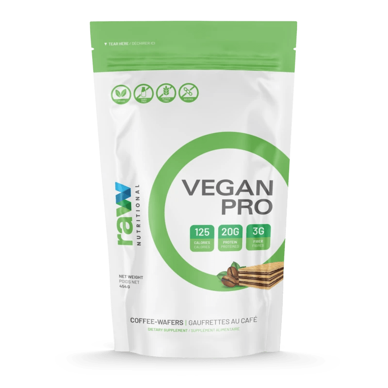 Raw Nutritional Vegan Pro Coffee-Wafers