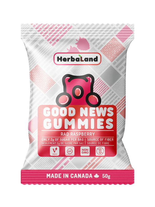 HerbaLand Good News Gummies Rad Raspberry Single Pack