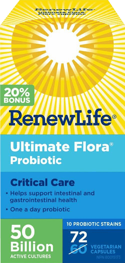 Renew Life Ultimate Flora Critical Care 50 Billion BONUS SIZE