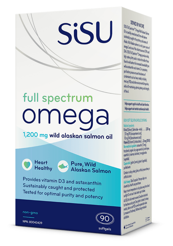 Sisu Full Spectrum Omega 1200mg Wild Alaskan Oil