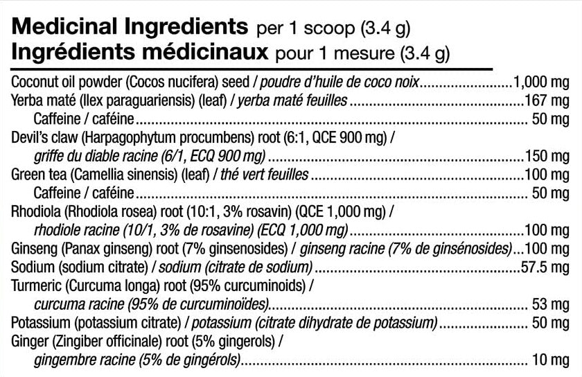 Vega Sport® Sugar-Free Pre-workout Energizer, Lemon Lime, 136g