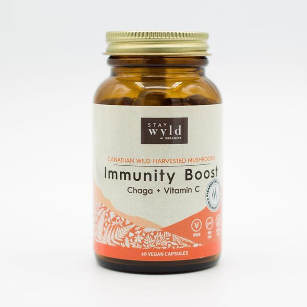 Stay Wyld Immunity Boost Capsules Chaga + Vitamin C
