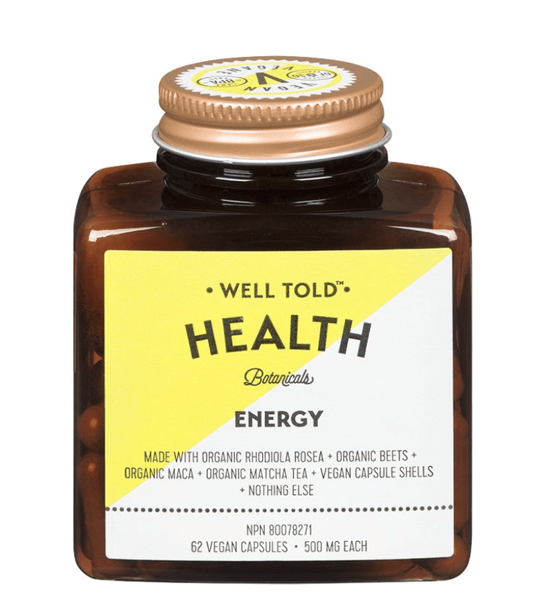 Well Told Health Energy 500 mg 62 V-Caps