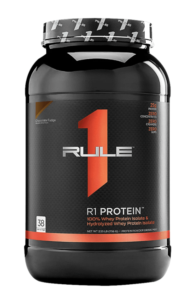 Rule One Protein Whey Isolate and Hydrolysate Chocolate Fudge Flavour