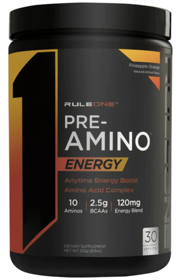 Rule One Pre-Amino Energy Pineapple Orange Flavour