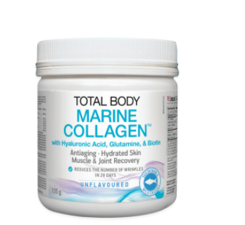 Natural Factors Total Body Marine Collagen with Hyaluronic Acid, Glutamine & Biotin