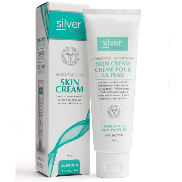 Silver Biotics Antimicrobial Skin Cream Unscented 96 g