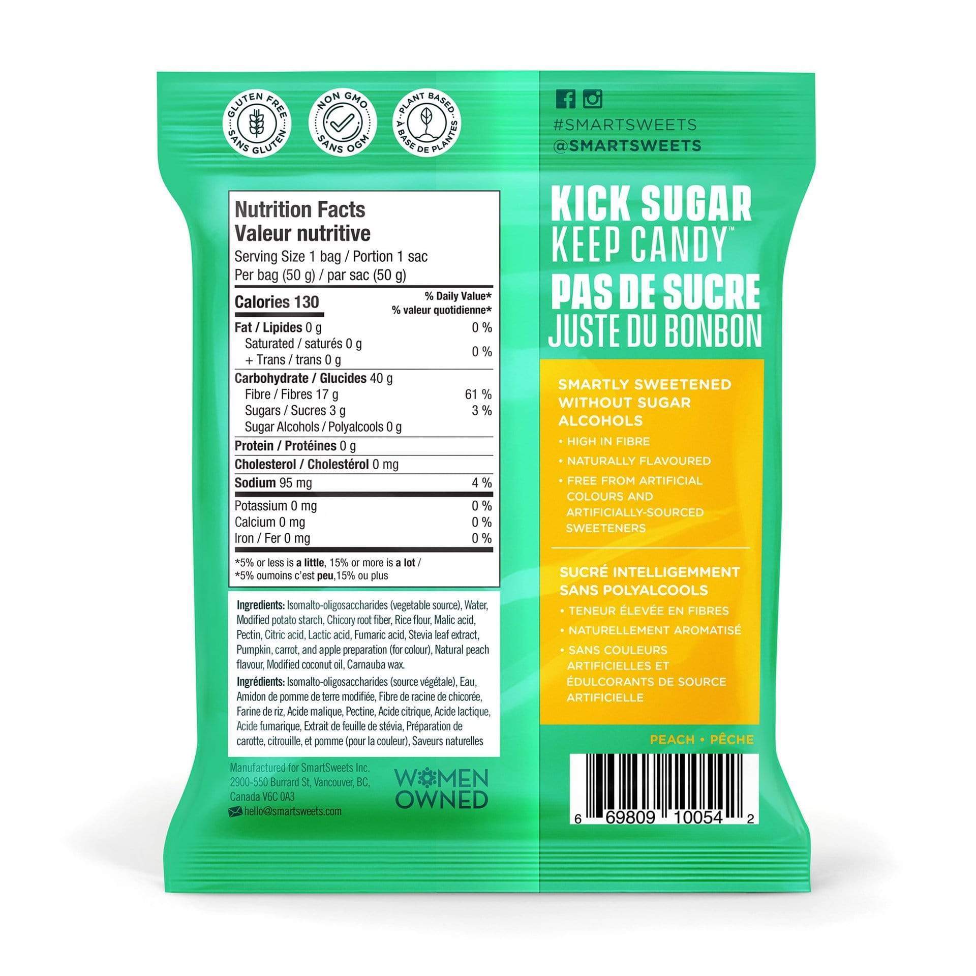 SmartSweets Peach Rings Single Pack