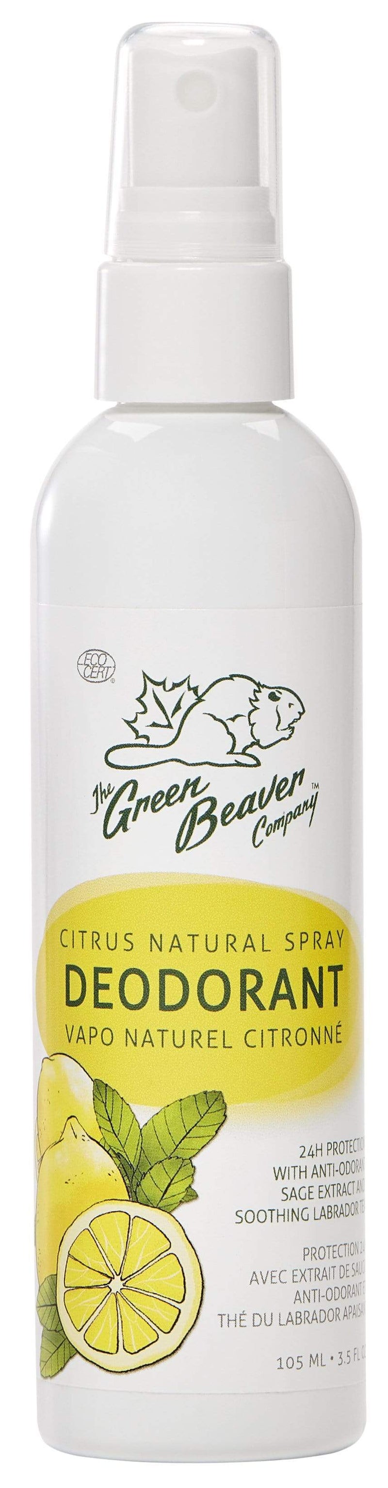 Green Beaver Deodorant Spray Citrus