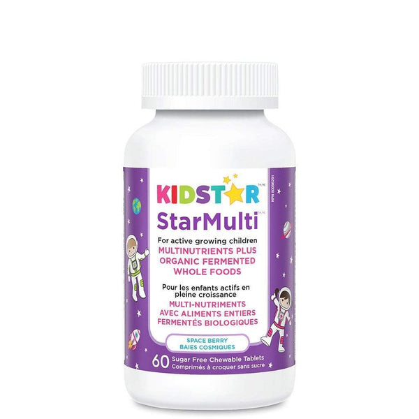 KidStar Nutrients StarMulti متعدد المغذيات، 60 قرصًا قابلاً للمضغ