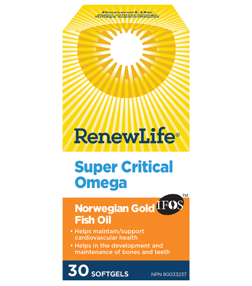 Renew Life Super Critical Omega 30 Softgels