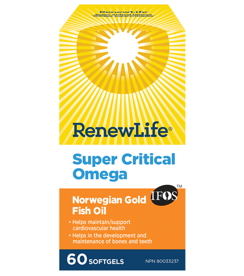 Renew Life Super Critical Omega 60 Softgels