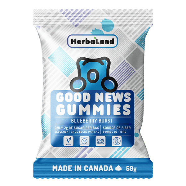HerbaLand Good News Gummies Blueberry Burst Single Pack