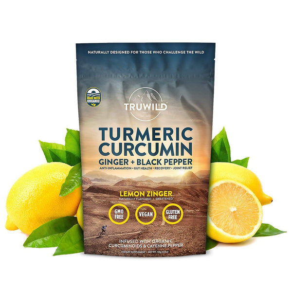 Truwild Turmeric Curcumin Natural Recovery 20 Servings