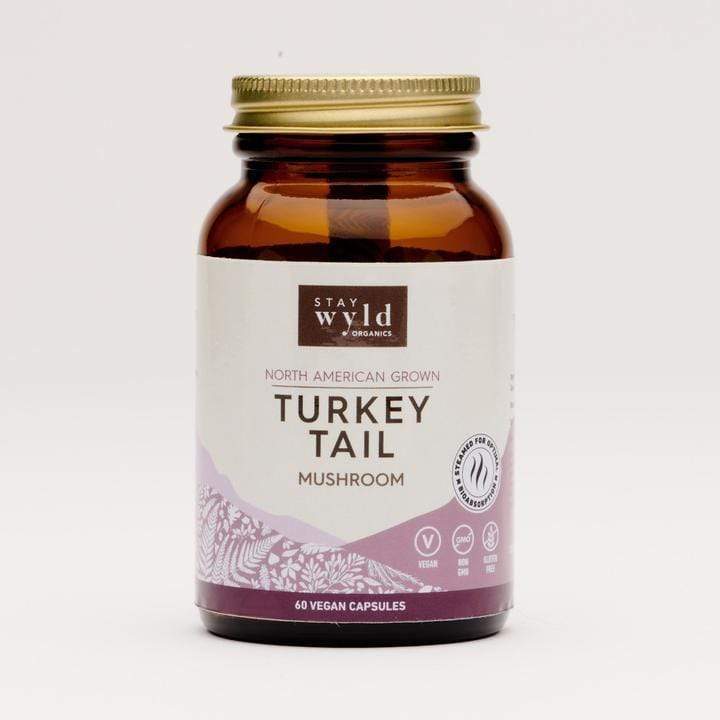 Stay Wyld Organics Turkey Tail Mushroom Vegan Capsules
