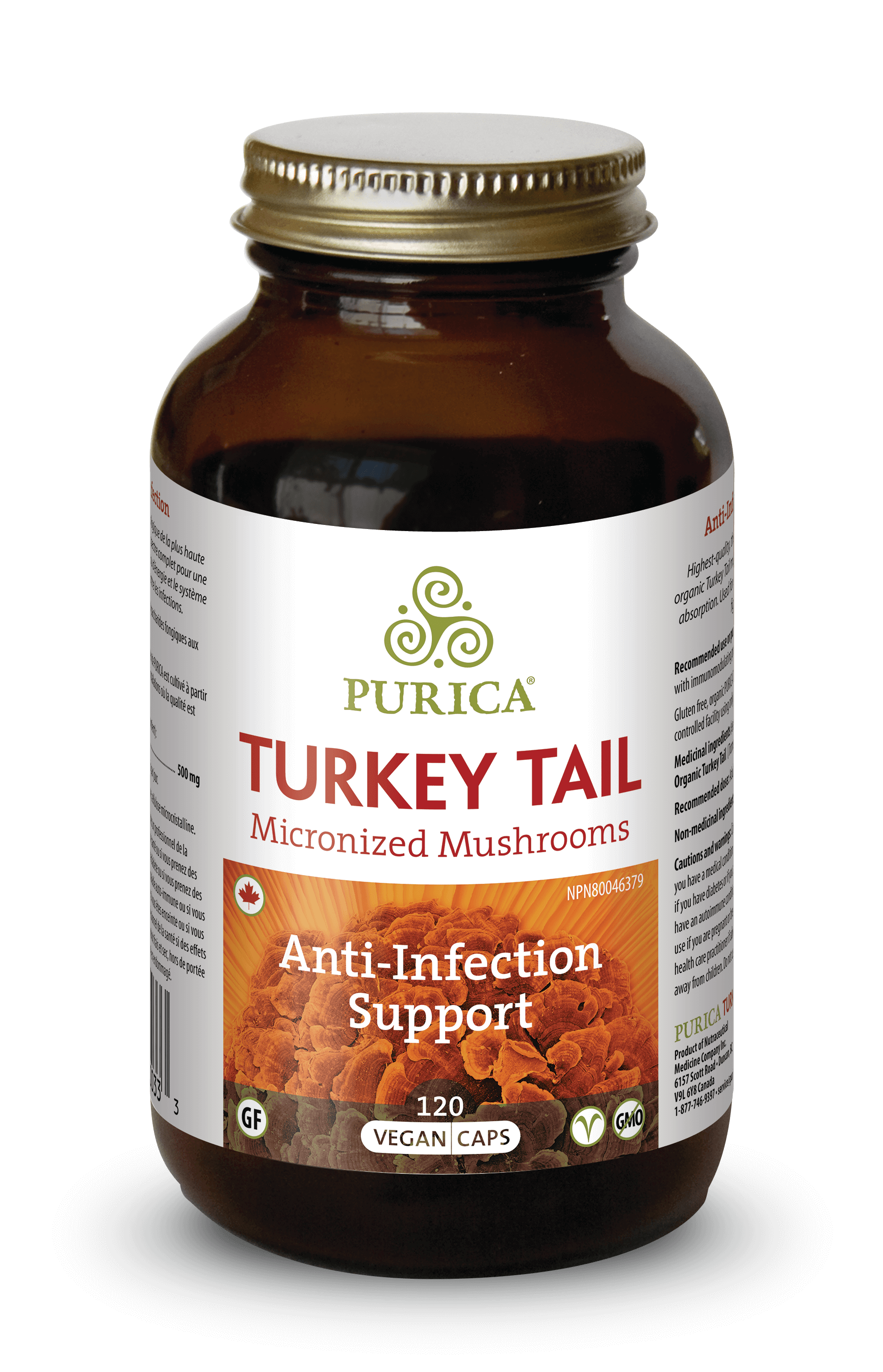 Purica Turkey Tail 120 Capsules