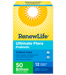 رينيو لايف ألتيميت فلورا للعناية المركزة 50 مليار 20 كبسولة، بدون تبريد