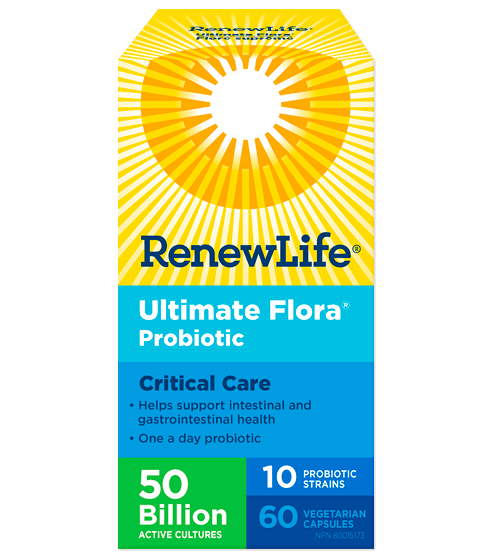 Renew Life Ultimate Flora Critical Care 50 Billion 60 Veg-Cap