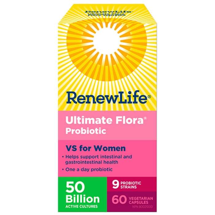 Renew Life Ultimate Flora Vaginal Support 50 Billion 60 Capsules