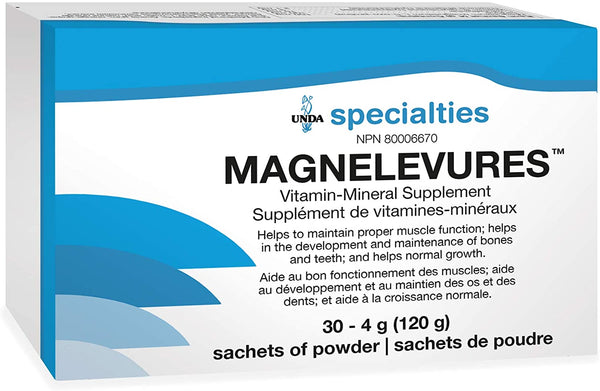 UNDA specialties Magnelevures 30 - 4 g (120 g) Sachets of Powder