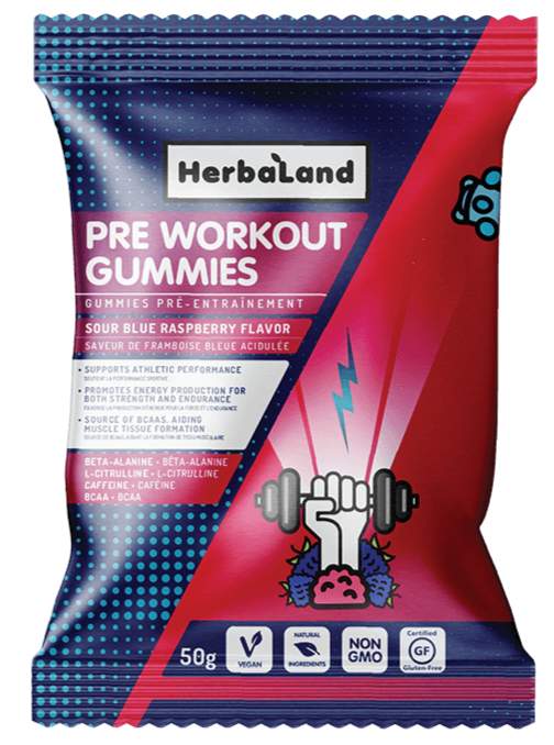 HerbaLand Pre-Workout Gummies 50 g
