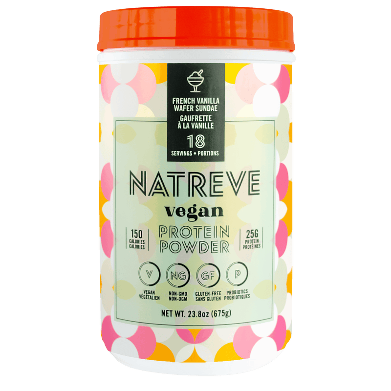 Natreve Vegan Protein French Vanilla Wafer Sundae 675 g